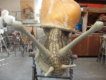 Sculpture en polyester : Escargot géant.