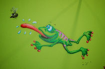 Fresque murale pour enfant.